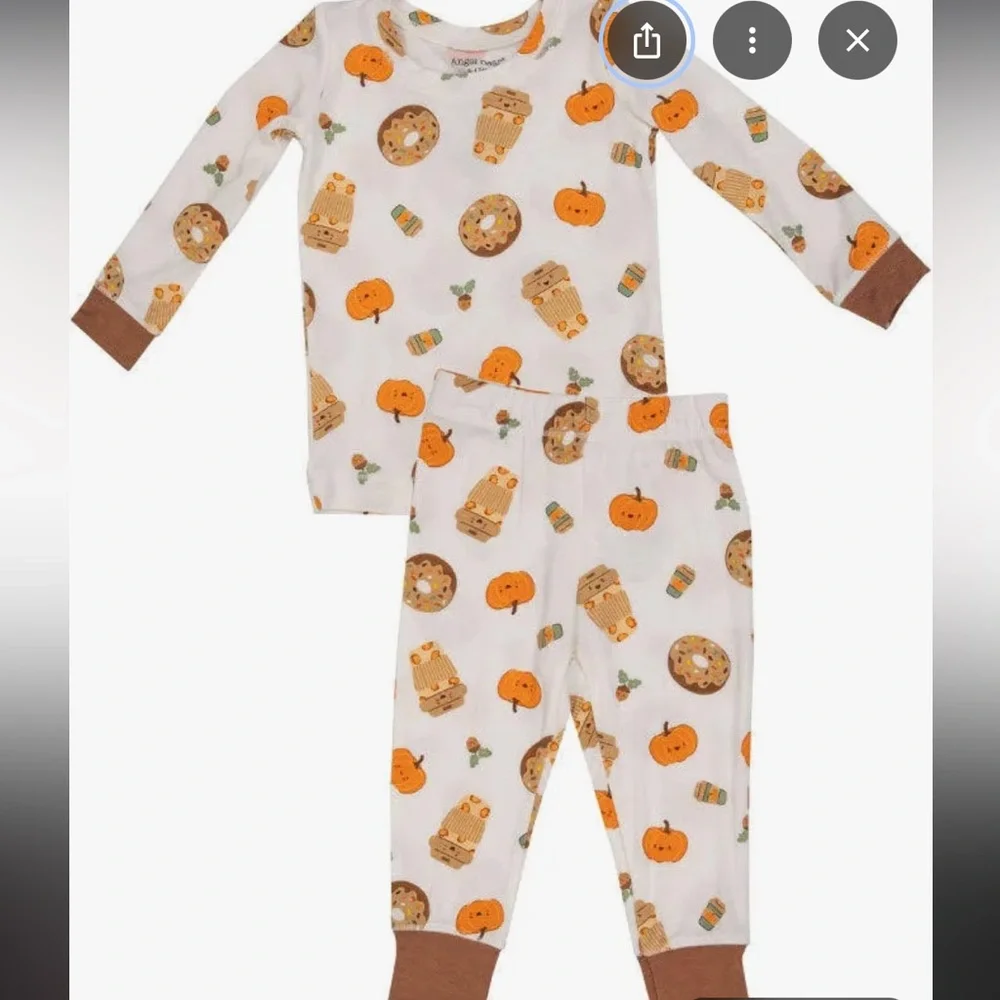 Angel Dear Pumpkin‎ Spice Pajama 4T